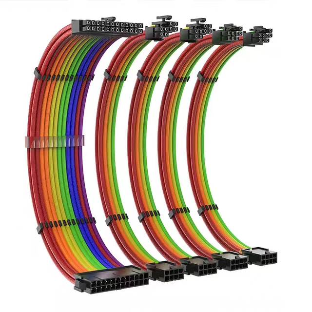 Power Module Cables with Rainbow Color